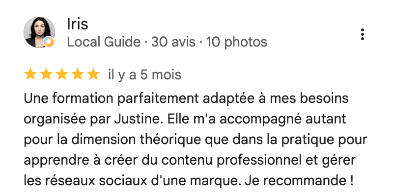 Avis élève 7
